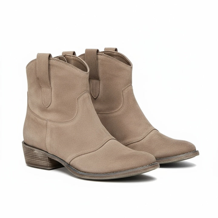 Henny | Damen Vintage Cowboy-Stiefeletten
