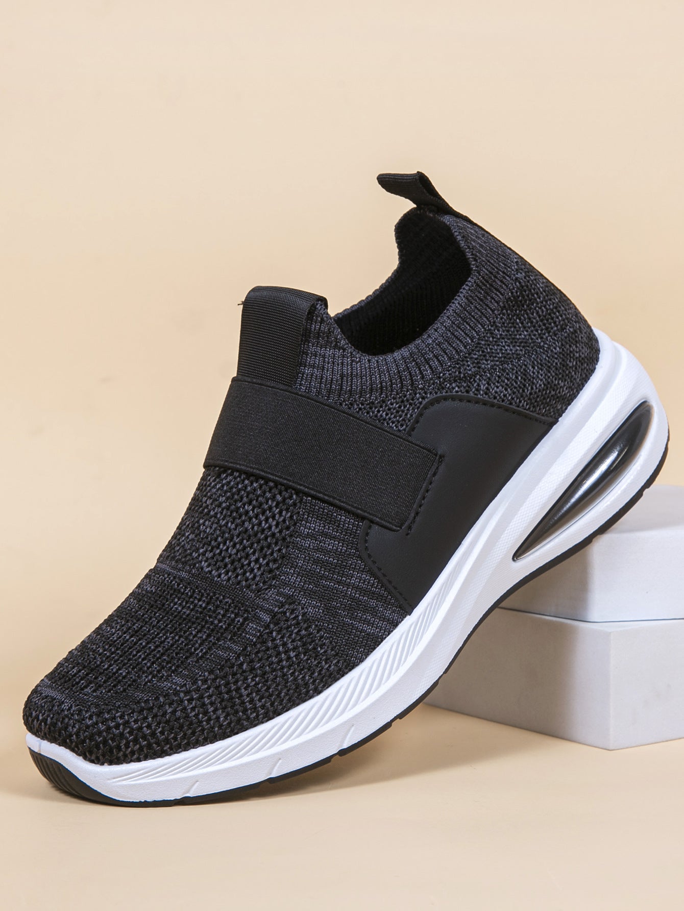Women's Hollow Mesh Sports Sneakers Black
