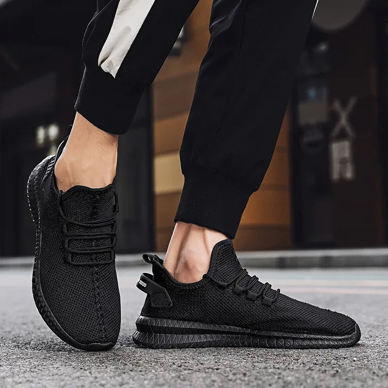 Men's Breathable Flyknit Orthopedic Shoes-MODAUTLET