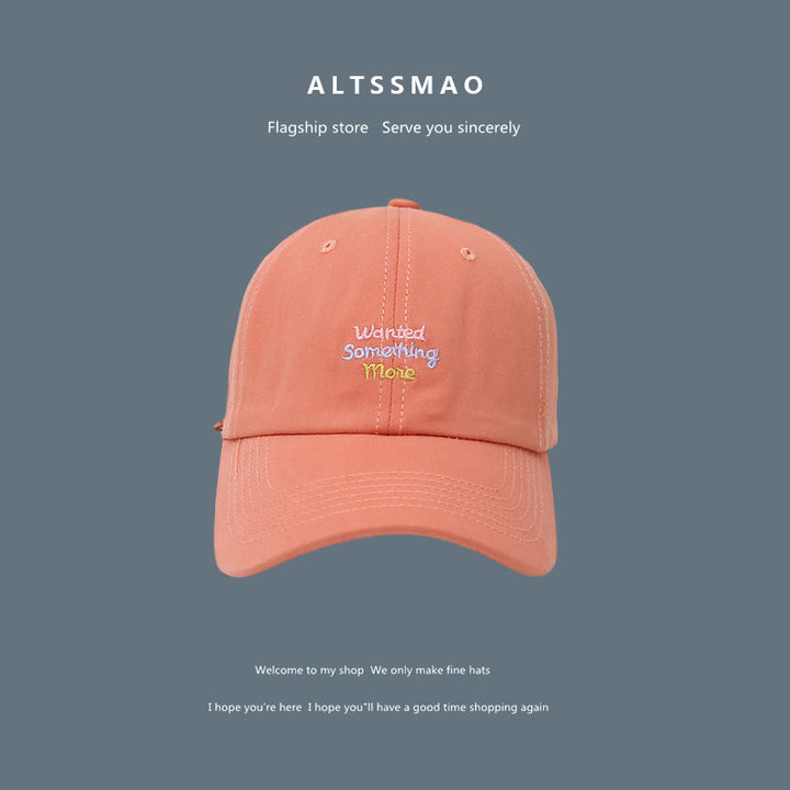 Small Letters Sun Visor Baseball Cap for Face Protection