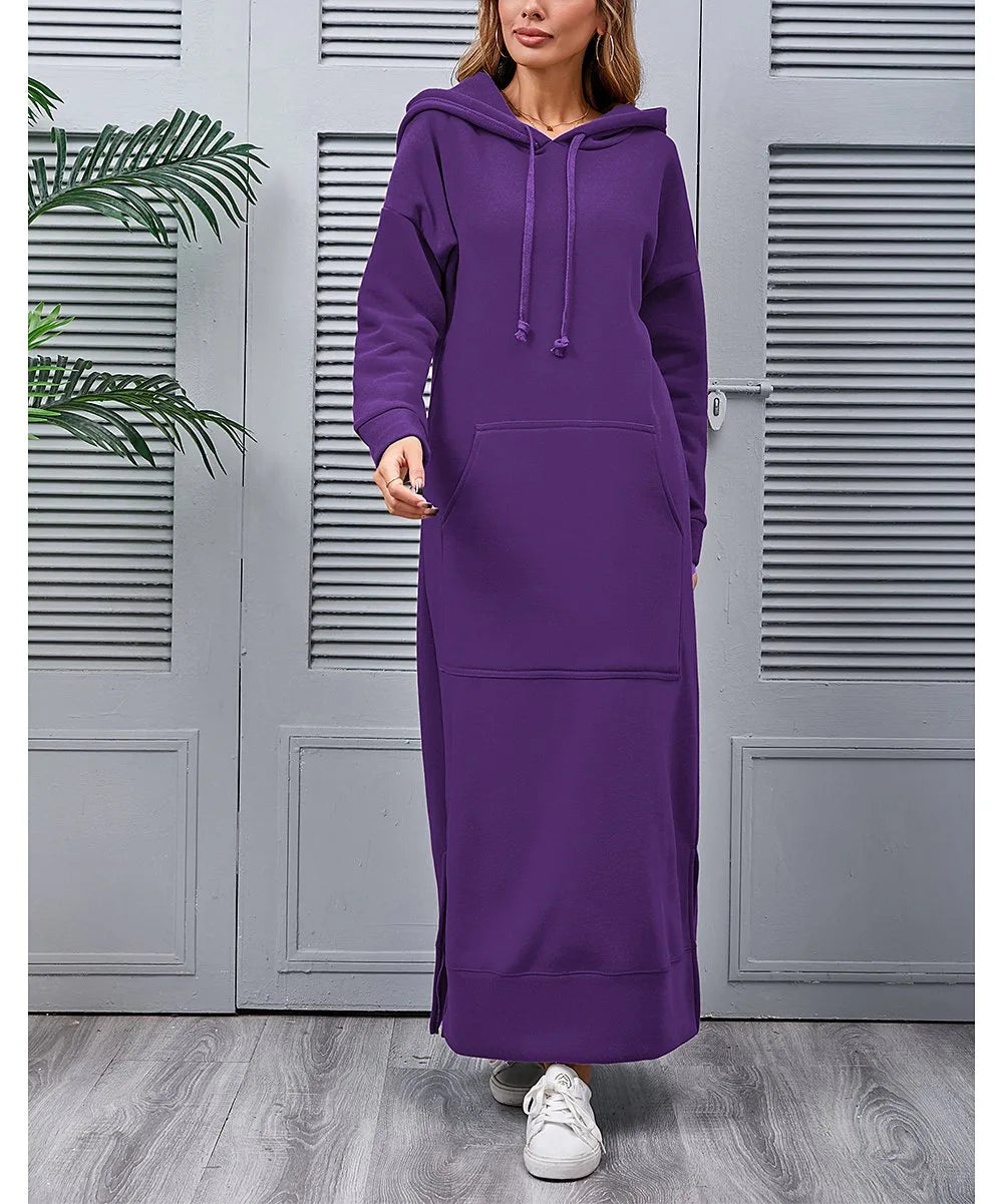 Women's Comfy Maxi Dress Purple