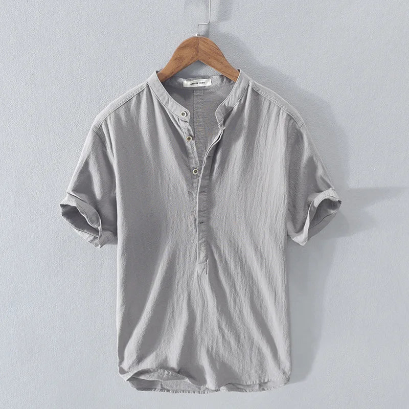 Eli | Men's Casual Summer Shirt Gray