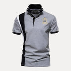 Men’s Premium Polo Shirt - Stylish & Comfortable Gray Black