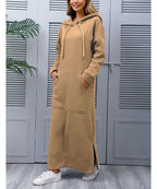 Women's Comfy Maxi Dress Beige
