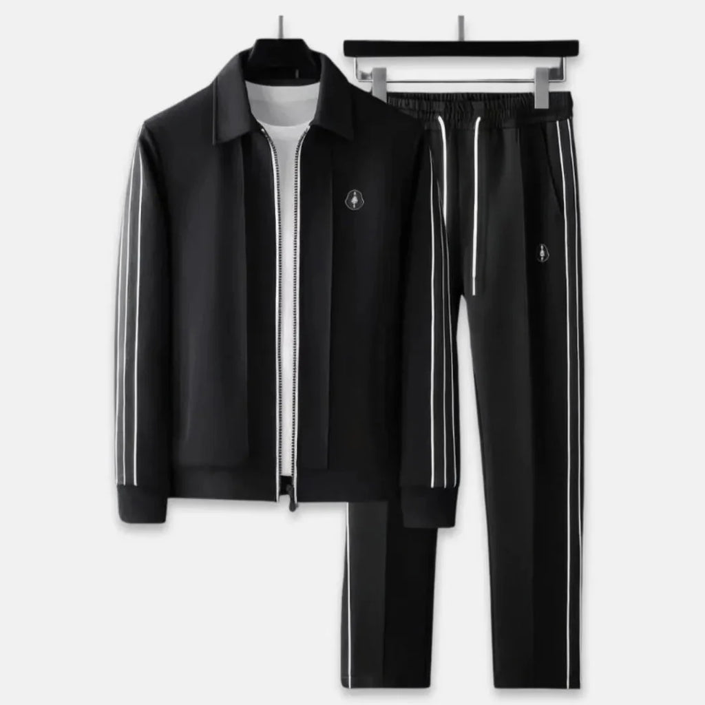 Premium Tracksuit Set for Ultimate Comfort Black