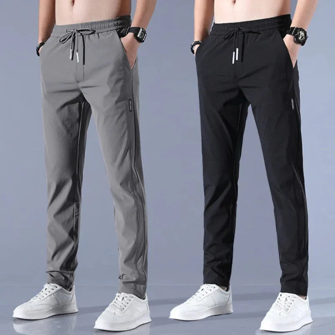 Drawstring Straight Leg Jogger Pants for Comfort and Style-MODAUTLET