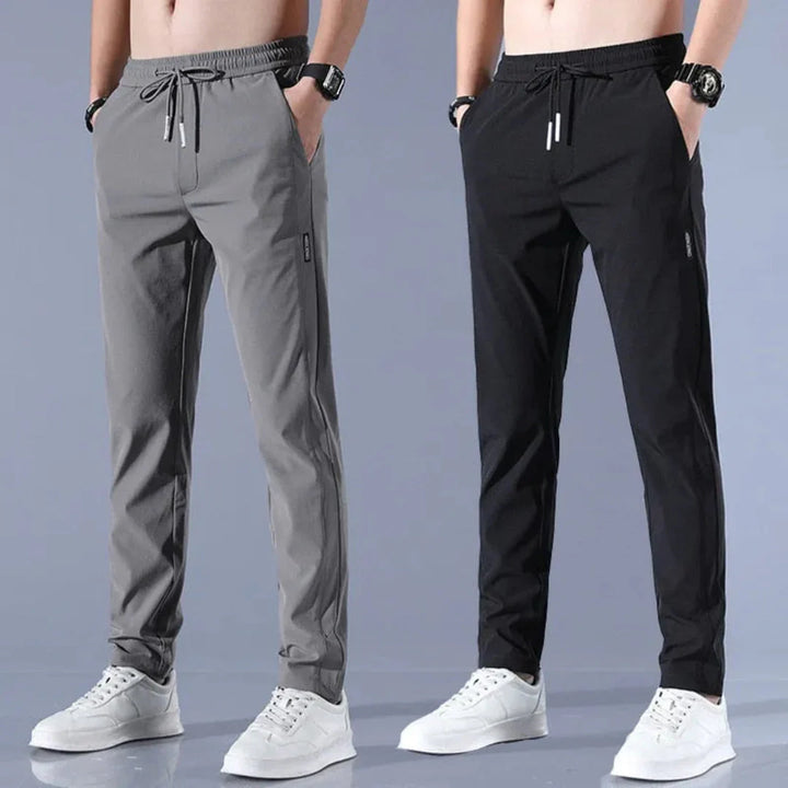 Drawstring Straight Leg Jogger Pants for Comfort and Style-MODAUTLET