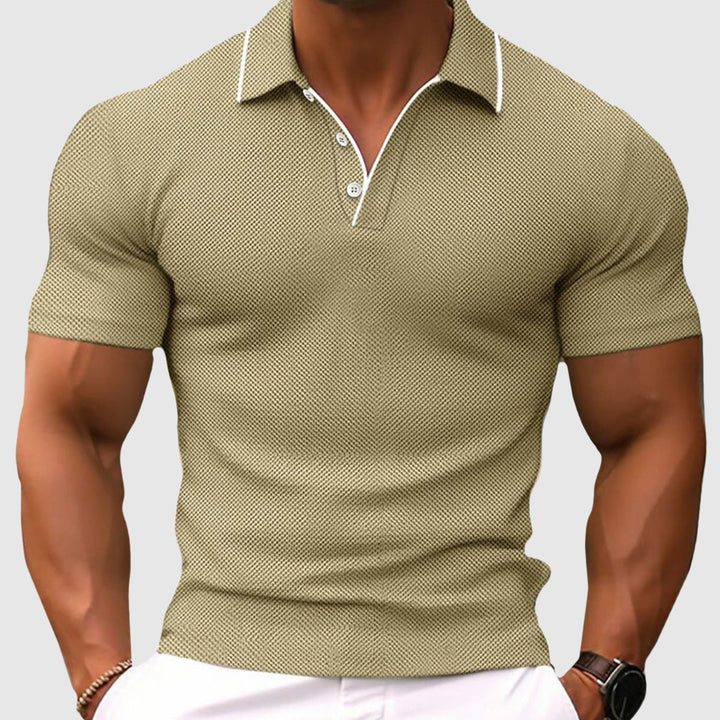 Herren Golf-Poloshirt mit kurzen Ärmeln
