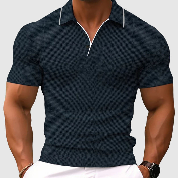 Herren Golf-Poloshirt mit kurzen Ärmeln