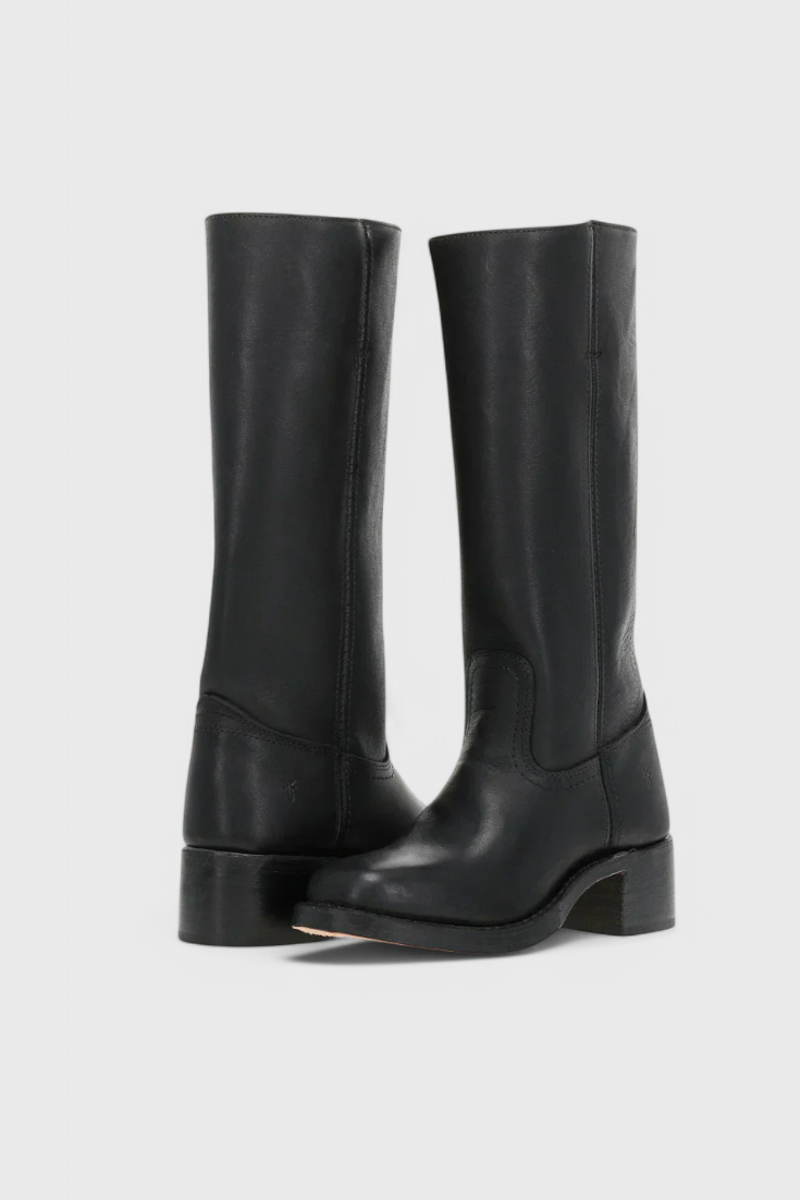 All Season PU Leather Boots Modern Classic Comfort Fit Black