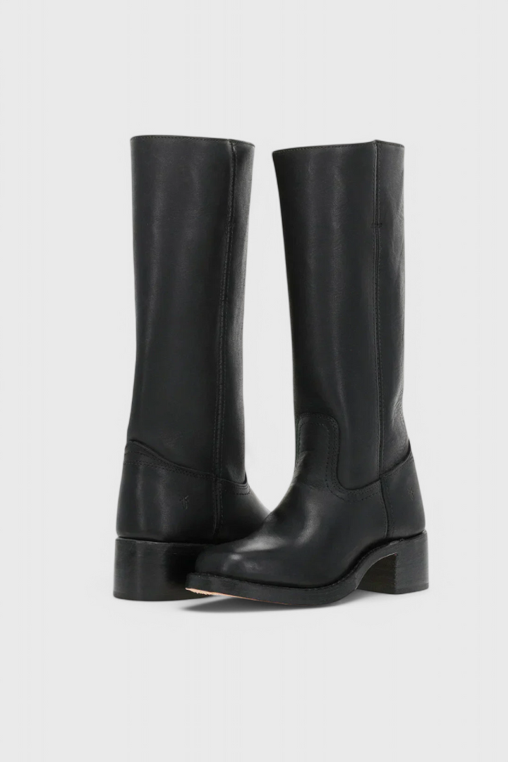 All Season PU Leather Boots Modern Classic Comfort Fit Black