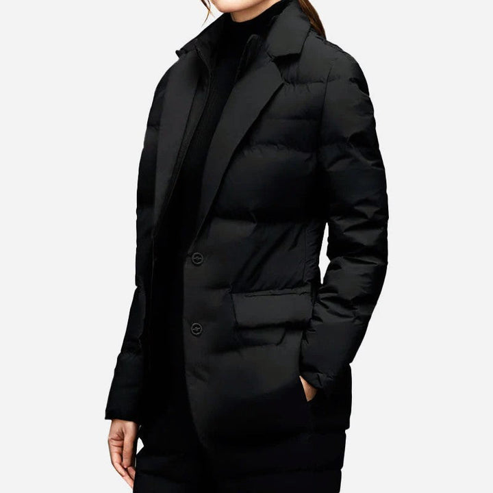 Chaqueta blazer de plumón de pato para mujer