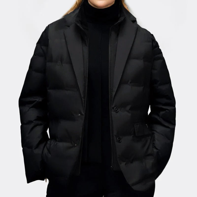 Chaqueta blazer de plumón de pato para mujer