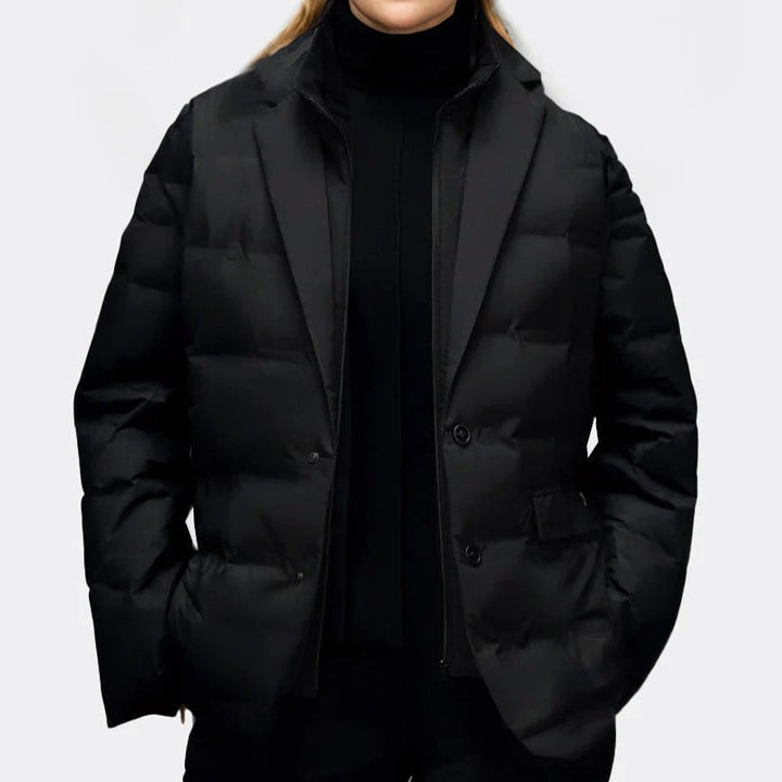 Chaqueta blazer de plumón de pato para mujer
