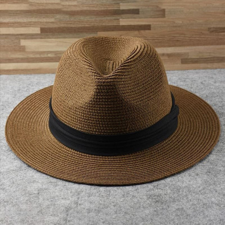 Andre | Classic Handmade Panama Hat - Unisex Summer Straw Hat-MODAUTLET
