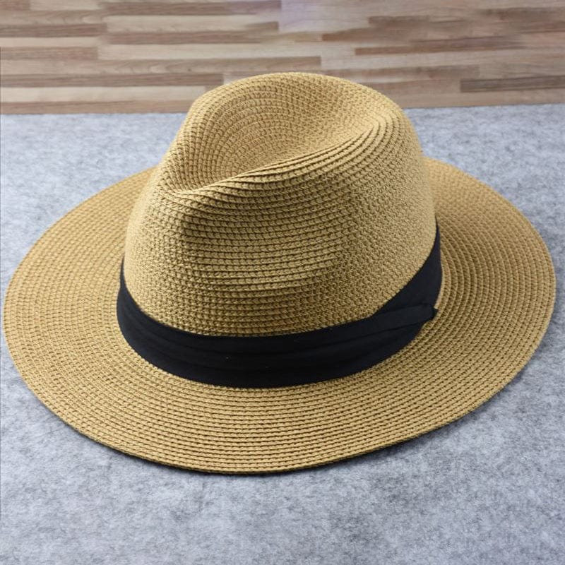 Andre | Classic Handmade Panama Hat - Unisex Summer Straw Hat-MODAUTLET
