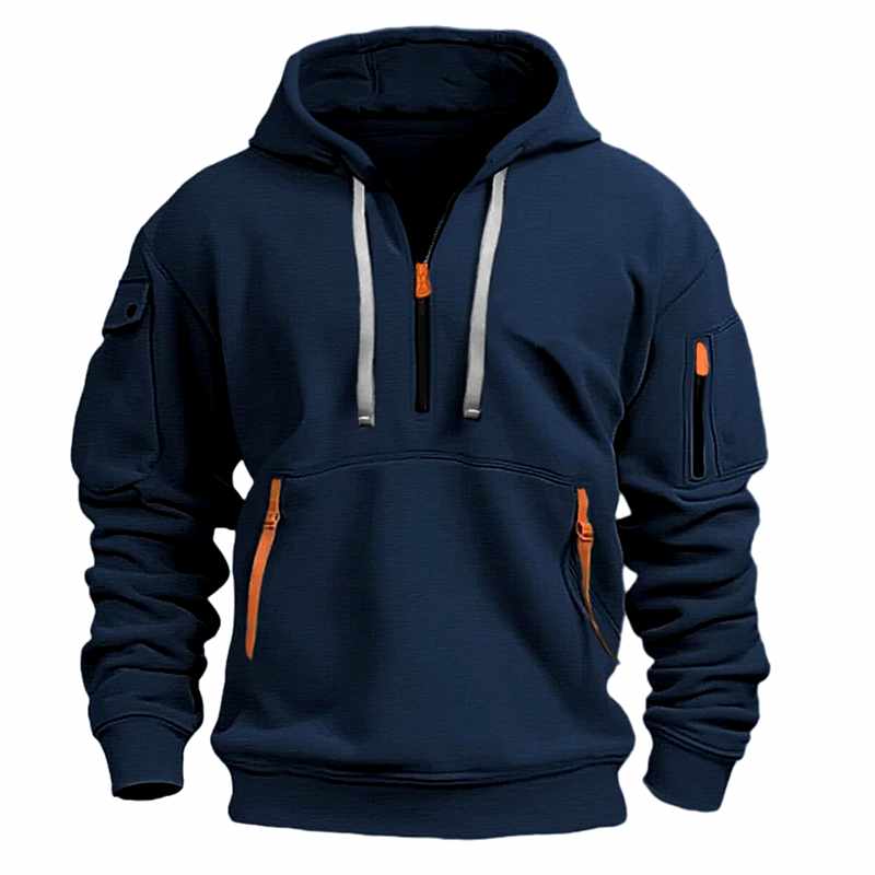 Andy | Men's Half-Zip Hoodie Sweatshirt for Comfort and Style-MODAUTLET