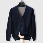 Merino Cashmere Jacket for Ultimate Comfort Navy Blue