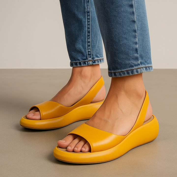 Arleen | Women's Open-Toe Non-Slip Sandals Yellow