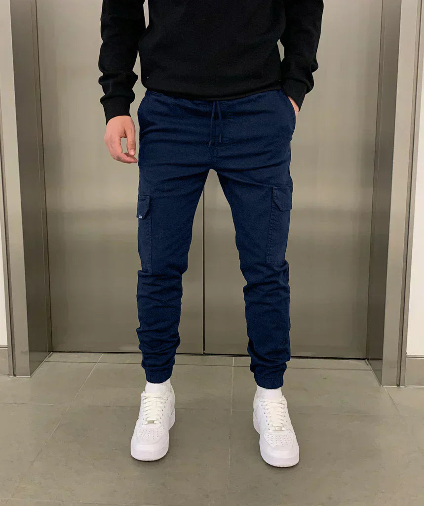 Herren-Cargohosen mit Kordelzug für Komfort und Stil