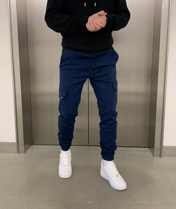 Herren-Cargohosen mit Kordelzug für Komfort und Stil