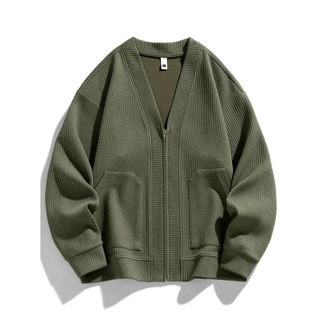 Cozy Knitted Cardigan for Ultimate Comfort Army Green