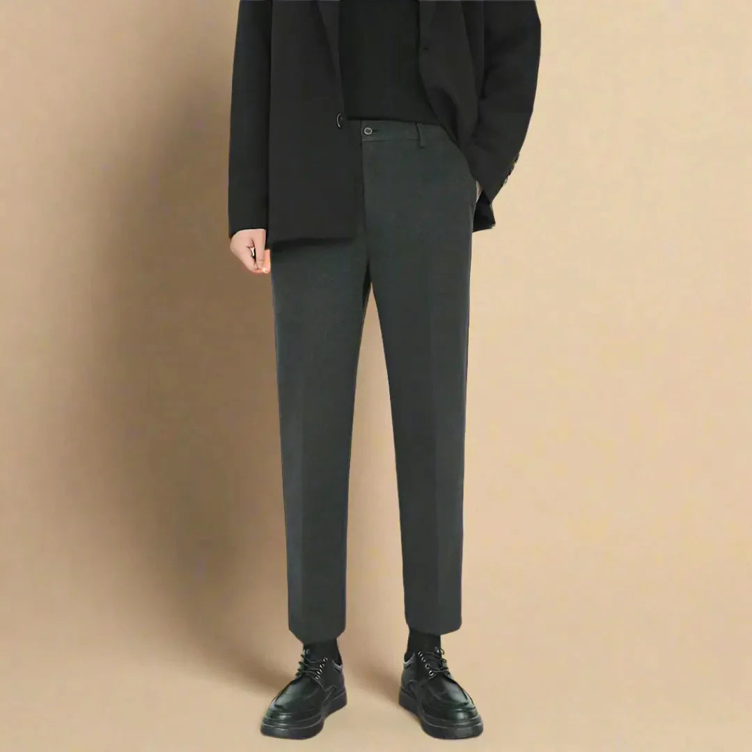 Tailored Trousers for a Perfect Fit Dark Gray