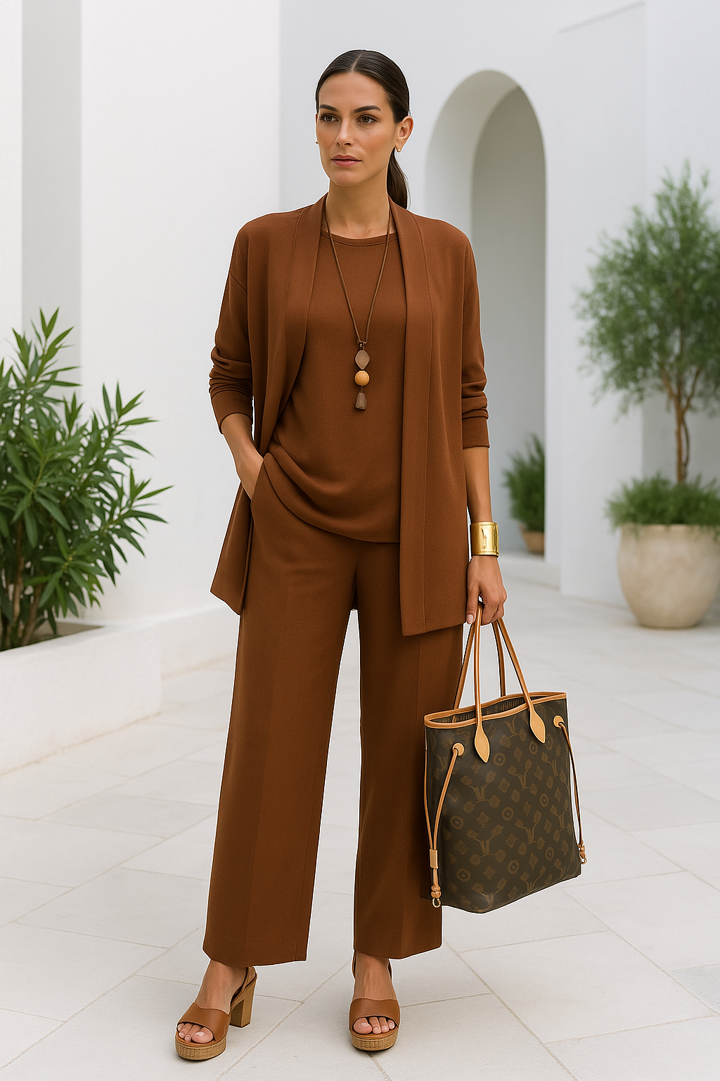 Aurora 3-Piece Women's Pantsuit-MODAUTLET