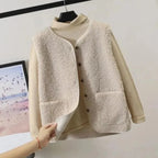 Cozy Sherpa Fleece Vest for Ultimate Comfort Beige