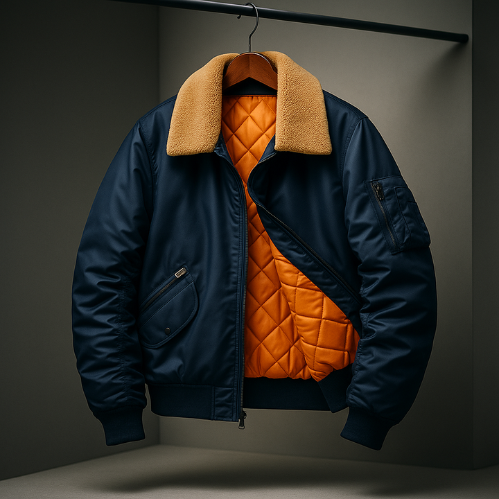 Aviator Jacket for Men Ocean