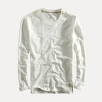 Men's Cotton Long Sleeve Shirt Arctic White