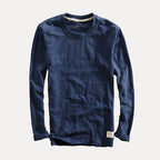 Men's Cotton Long Sleeve Shirt Midnight Navy