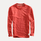 Men's Cotton Long Sleeve Shirt Salmon Pink