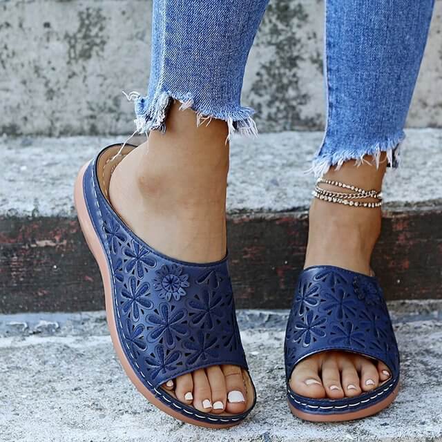 Women's Orthopedic Floral Sandals-MODAUTLET