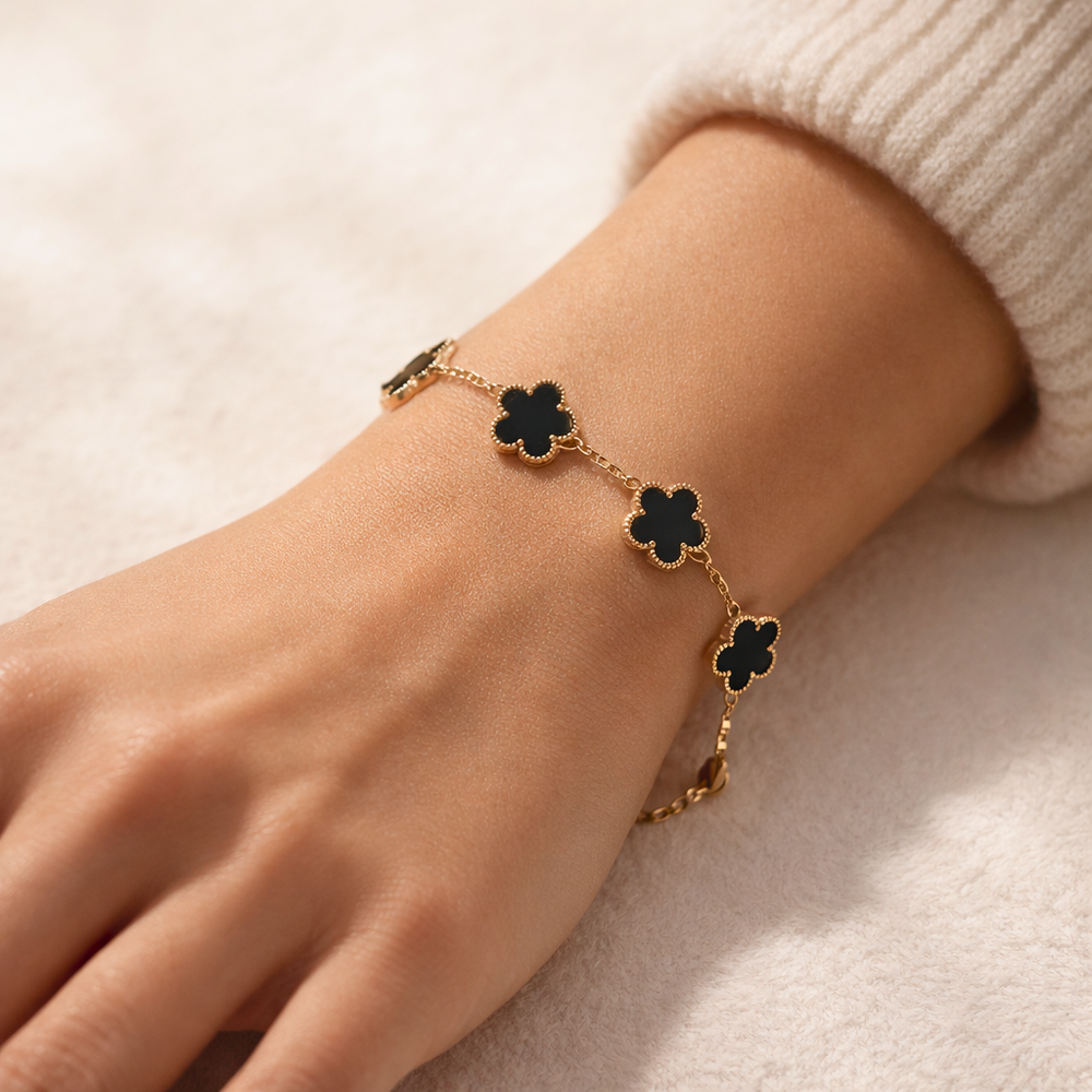 Elegant Clover Charm Bracelet-MODAUTLET