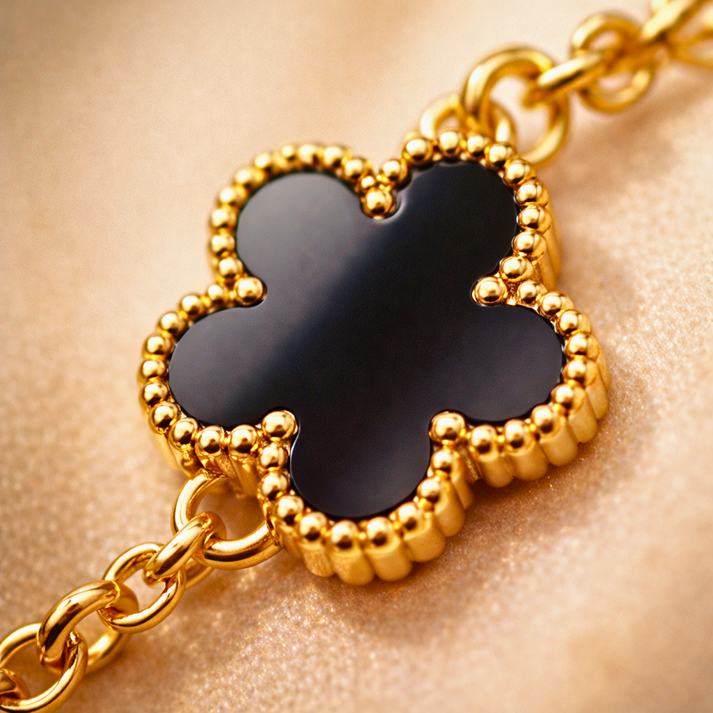 Elegant Clover Charm Bracelet