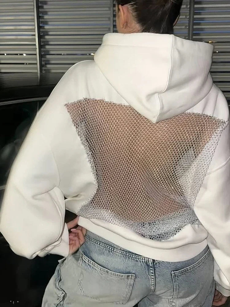 Backless Casual Sweatshirt for Comfortable Style-MODAUTLET