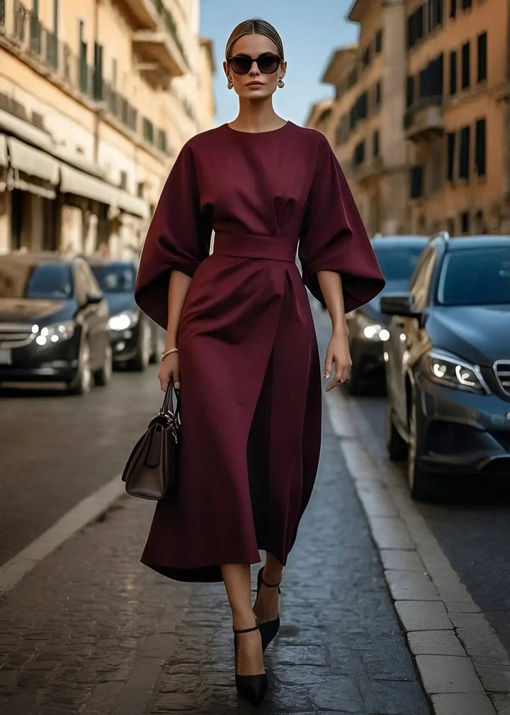 Women's Belted Maxi Dress – Effortless Elegance & Flowing Comfort-MODAUTLET