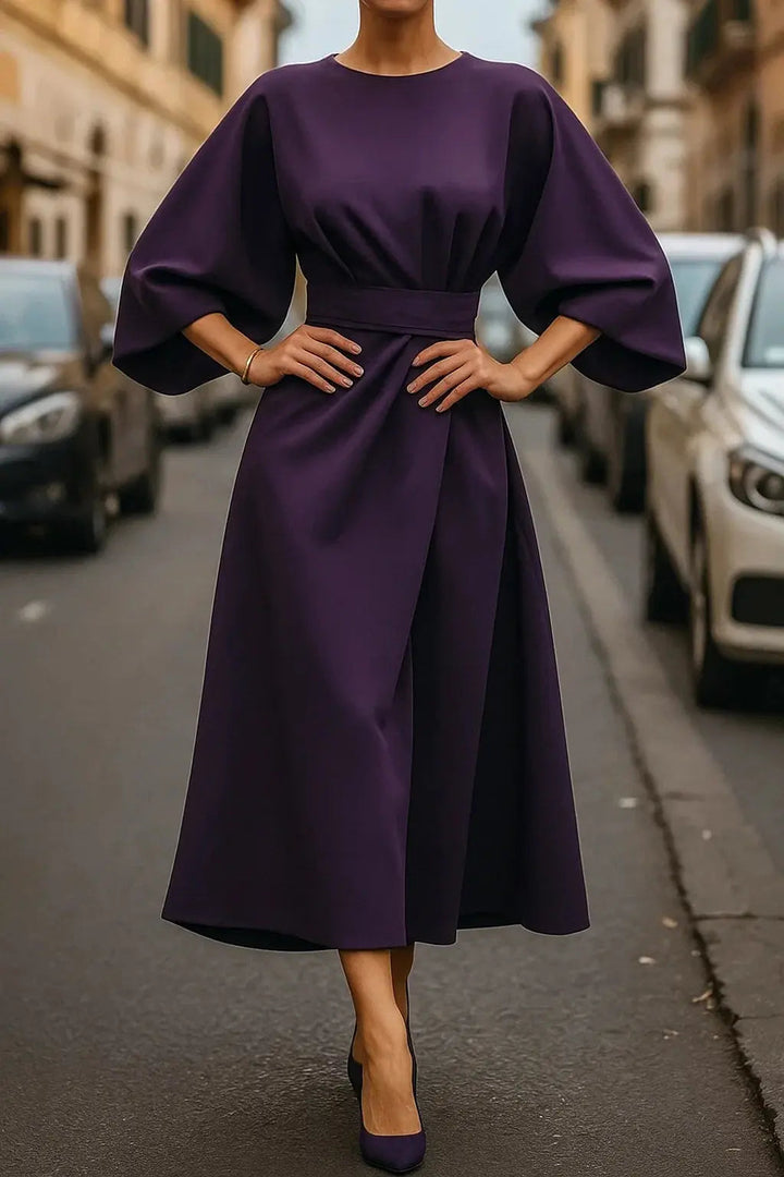 Women's Belted Maxi Dress – Effortless Elegance & Versatility-MODAUTLET