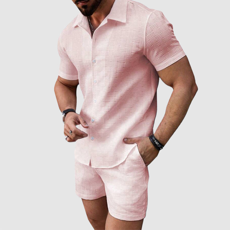 Men's Elegant Summer Duo Set-MODAUTLET