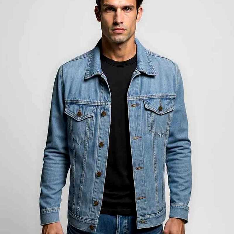 Chaqueta vaquera ligera para hombre