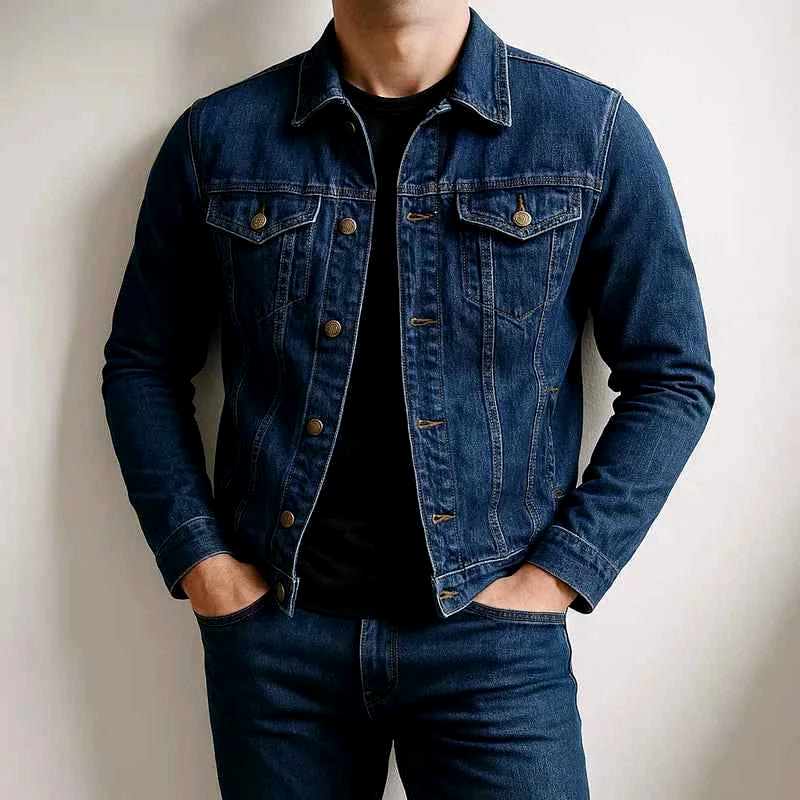 Chaqueta vaquera ligera para hombre