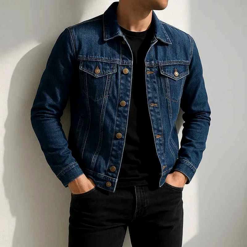 Chaqueta vaquera ligera para hombre
