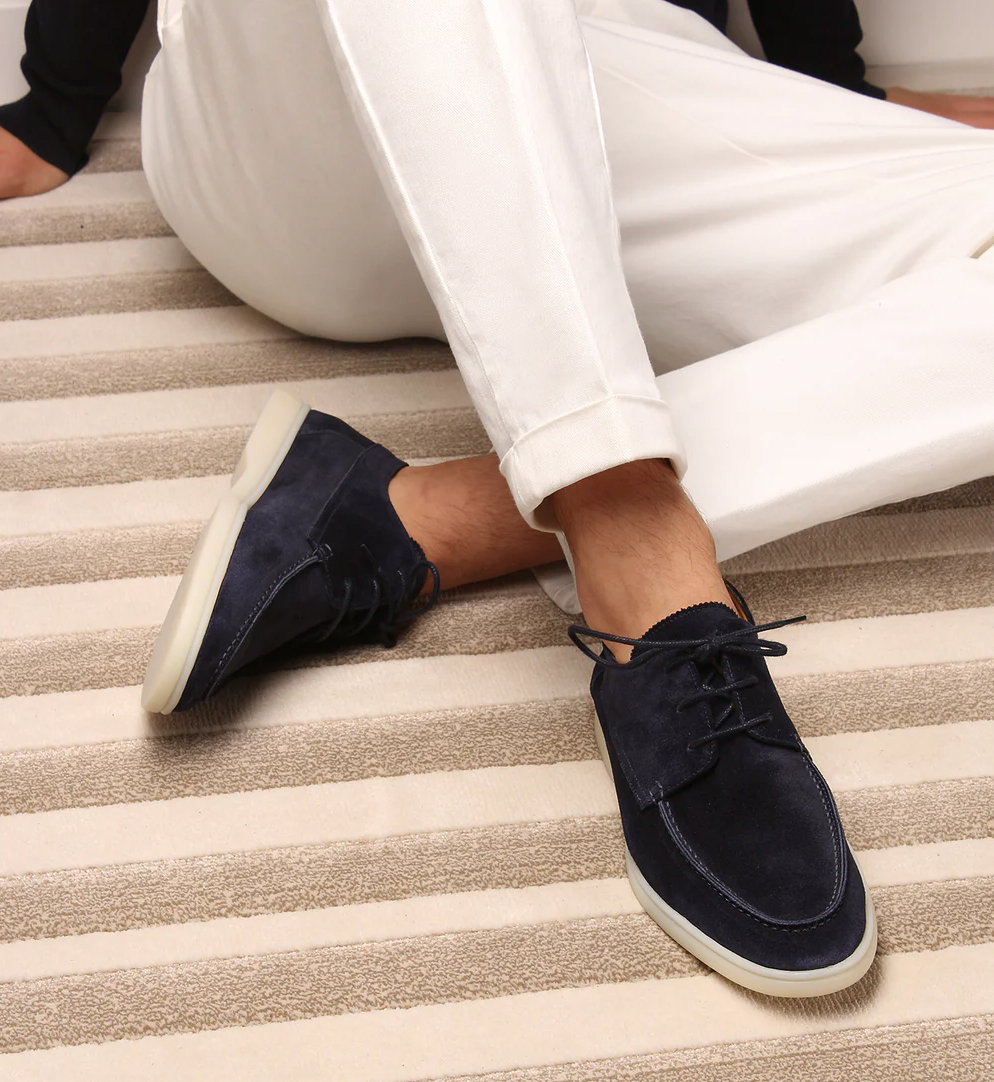 Men's Comfortable Loafers - Stylish and Versatile Footwear Dark Blue