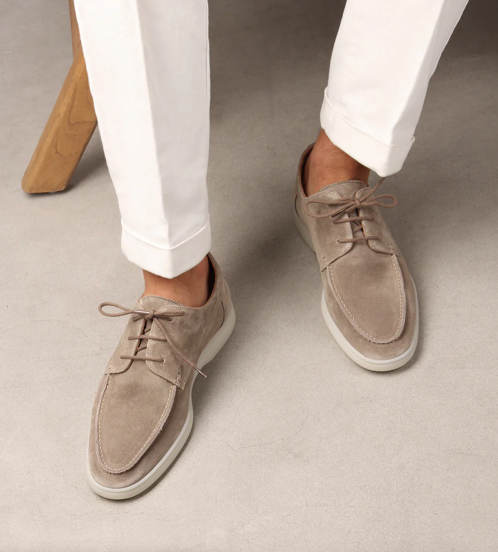 Men's Comfortable Loafers - Stylish and Versatile Footwear Beige