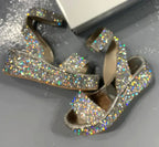 Women's High Heel Sandal Silver