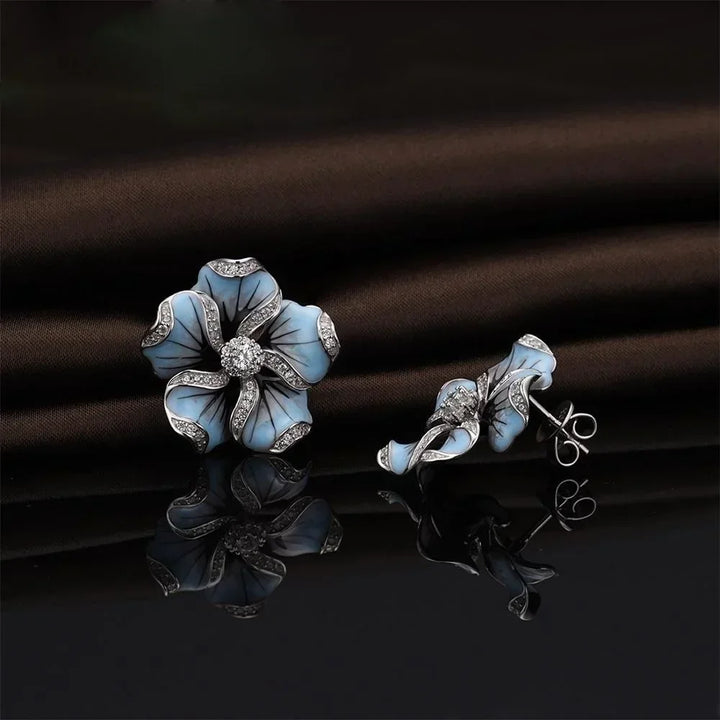 Blooming Floral Earrings - Elegant Statement Jewelry