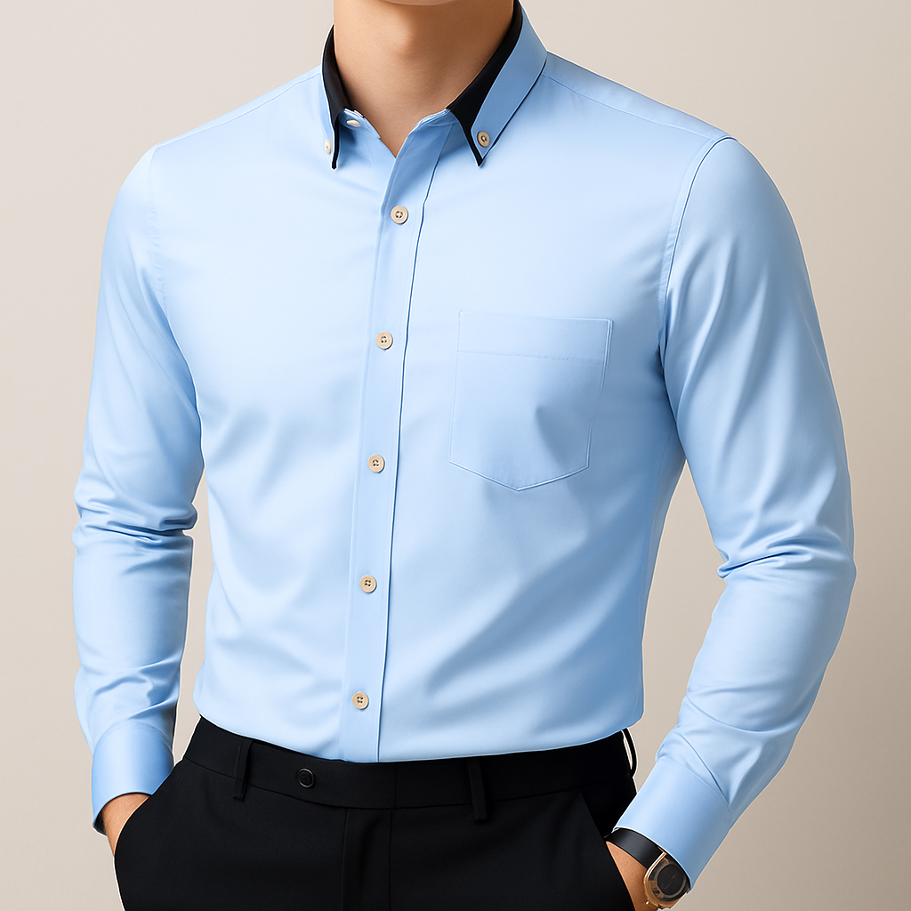 Men's Avant Garde Button-Down Shirt-MODAUTLET