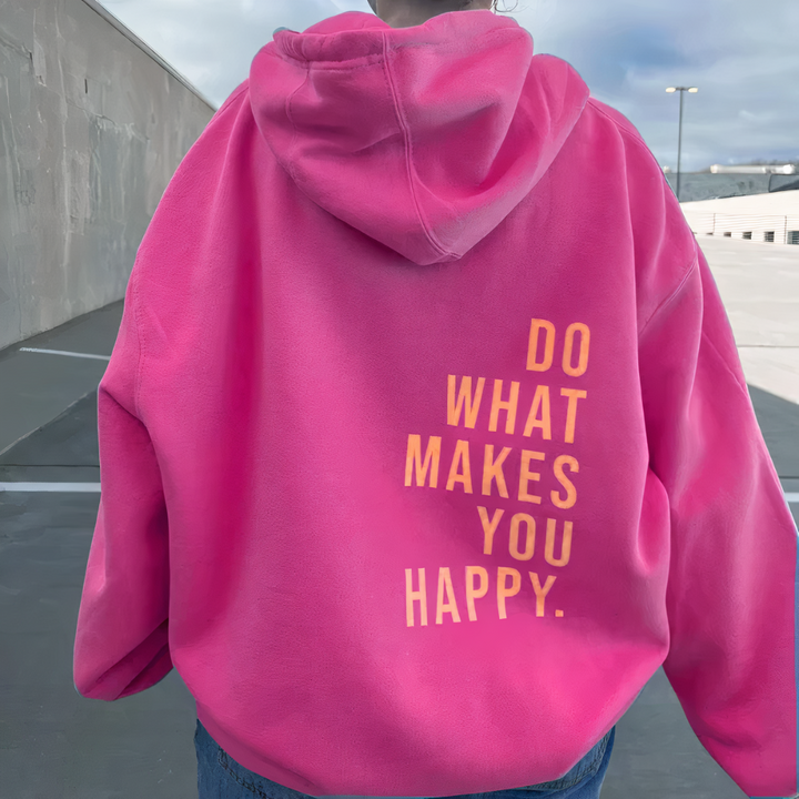 Bobbi | Statement Hoodie Dark pink