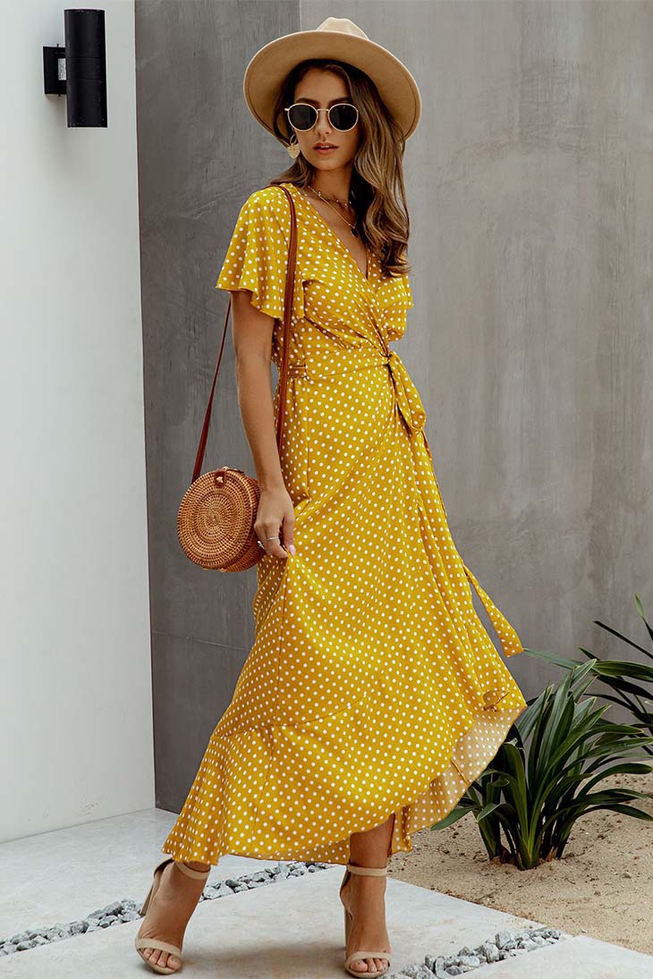 Women's Bohemian Midi Dress - Stylish and Comfortable-MODAUTLET